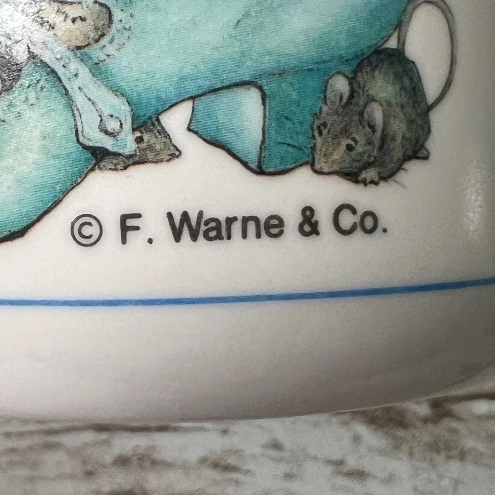 Eden Peter Rabbit and Friends Bowl Mug Set White Melamine Beatrix Potter OS